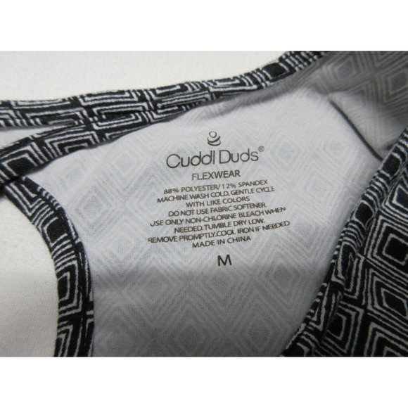 Cuddl Duds women's 1/2 sleeve Flexwear geometric print rainbow hem lounge‎ dress - Picture 6 of 12